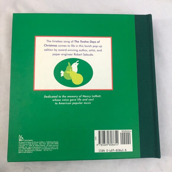 Robert Sabuda 12 days of Christmas pop up book - Picture 2 of 6